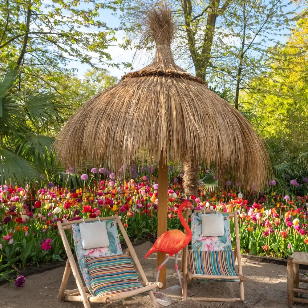 Rieten Parasol Playa - Palmo