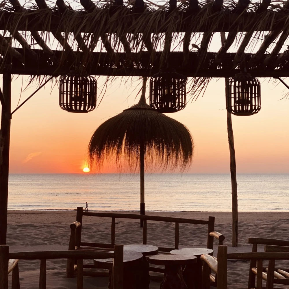 Rieten Parasol Playa - Palmo