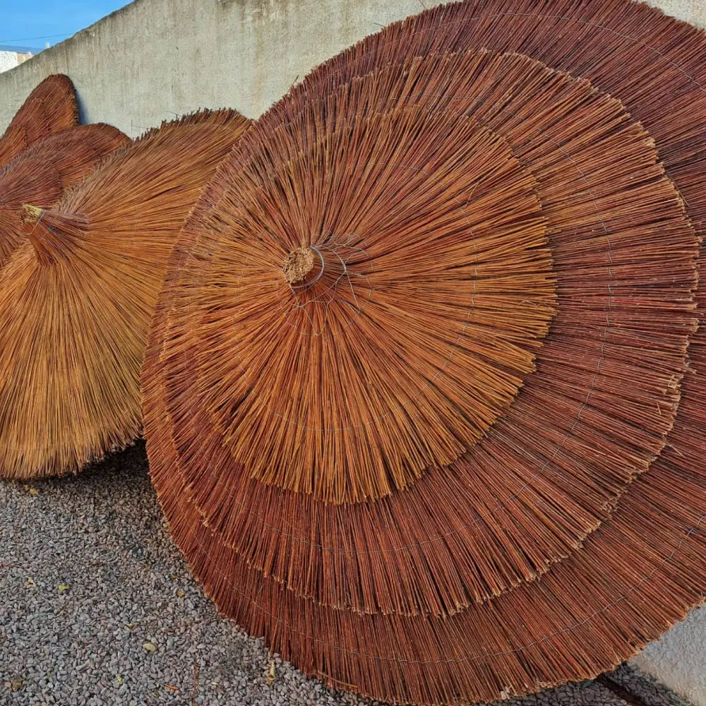 Rieten Parasol Cañamares - Palmo