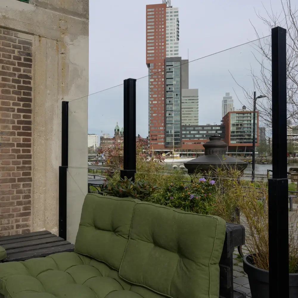 SPICA Inschuifbaar Glazen Windscherm - CORNELS