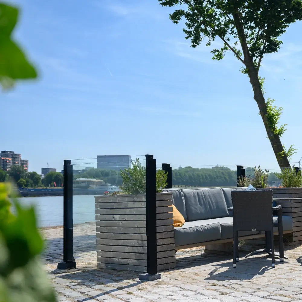 SPICA Inschuifbaar Glazen Windscherm - CORNELS