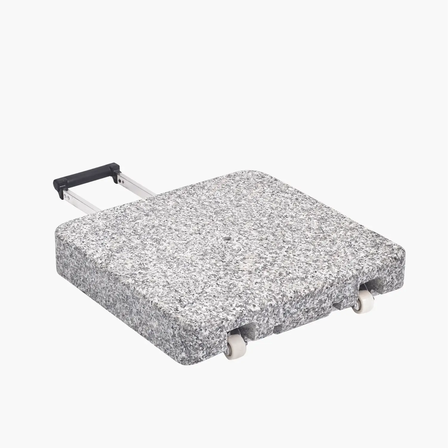 Glatz Granietvoet Z, 40 kg, natuursteen, met rollen en uittrekbare handgreep